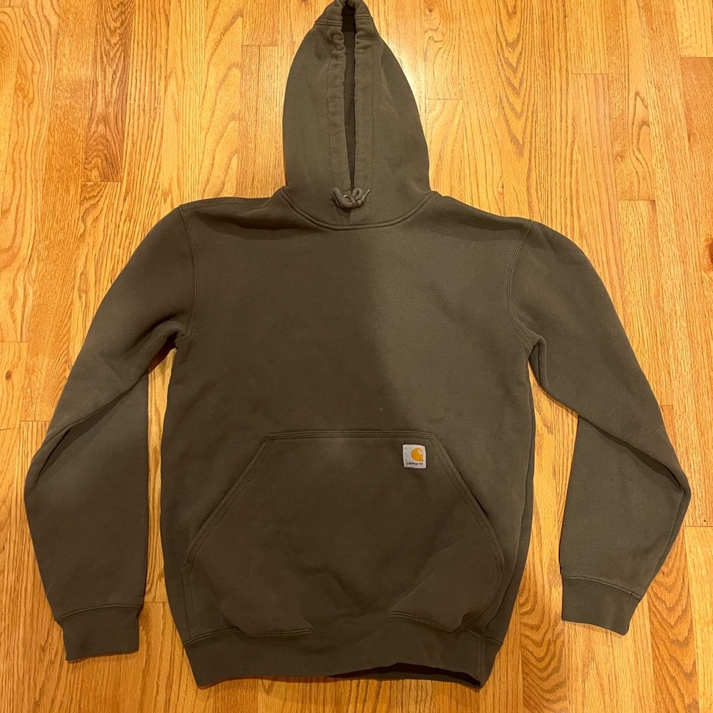 Carhartt Men's Dark Olive Hoodie